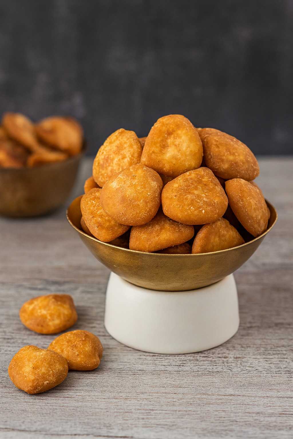 Authentic jaggery batasha for puja