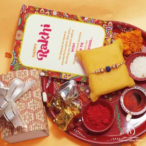 Rakhi thali set for sister