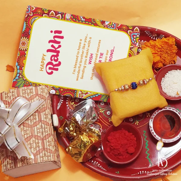 Rakhi thali set for sister
