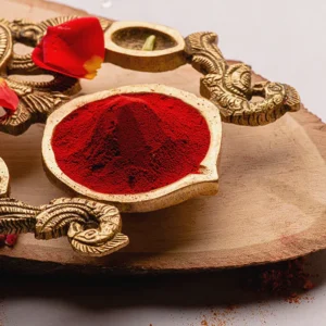 Red sindoor for puja
